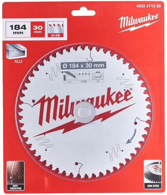 MILWAUKEE PIŁA TARCZOWA 184x30x2 4x54z ALUMINIUM CSB P W