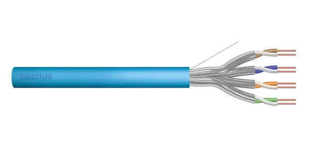 Kabel instalacyjny DIGITUS kat.6A U/FTP Dca AWG 23/1 LSOH 50m niebieski