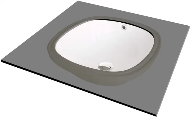 Umywalka ceramiczna podblatowa (CGA_6U4U)