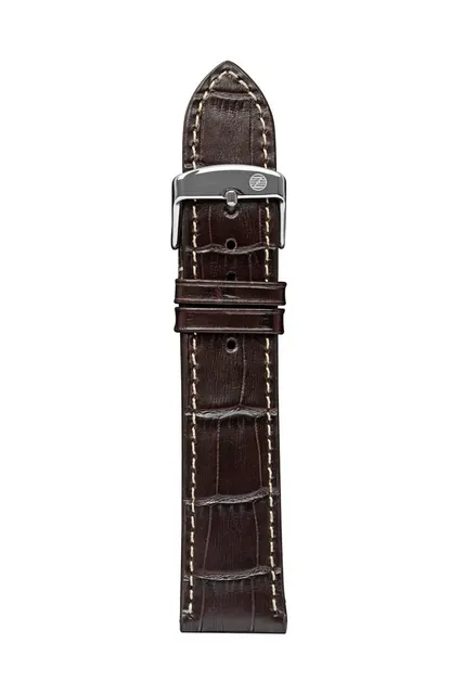 Pasek skórzany Zeppelin brązowy 20mm