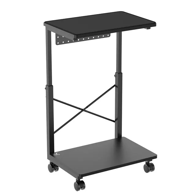 Podstawka wózek na kółkach pod komputer CPU z półką NanoRS 80kg max regulowana wysokość 550~850mm RS430