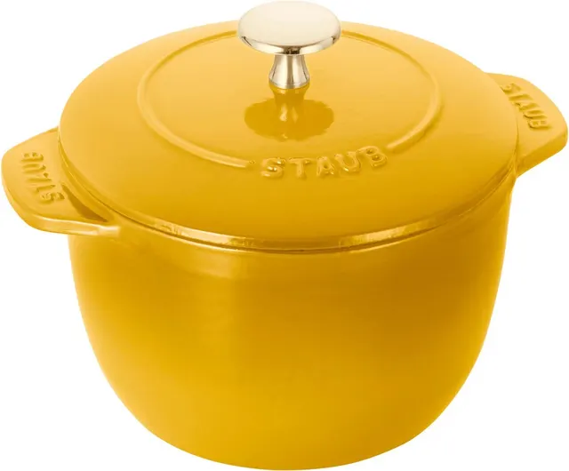 STAUB LA COCOTTE Mały garnek okrągły 16 cm cytrynowy