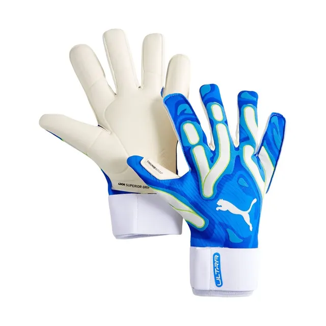Rękawice bramkarskie Puma Ultra Ultimate Hybrid Sun niebieskie 41858 02 10 5