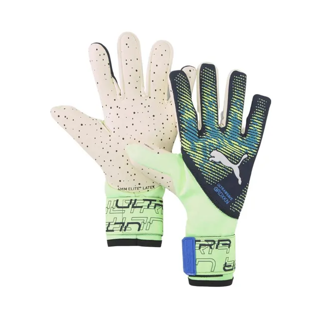 Rękawice bramkarskie Puma Ultra Ultimate 1 NC zielone 41813 01 9 5