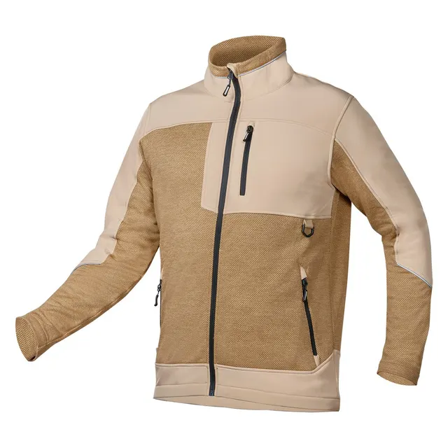Bluza softshell OUTDOOR beżowa rozmiar M