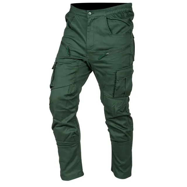 Spodnie robocze OUTDOOR typu jogger zielone rozmiar XS