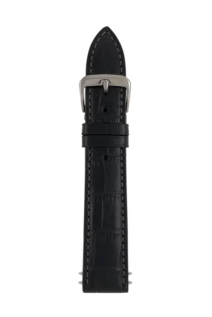 Pasek skórzany Zeppelin czarny 20 mm (9L322638413CA2018)