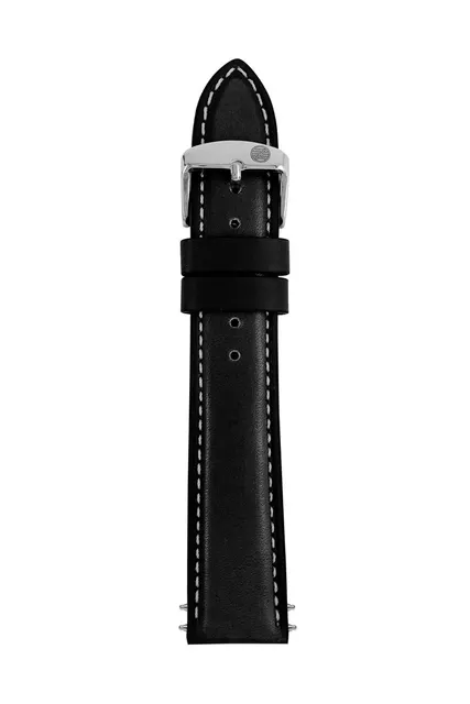 Pasek skórzany Zeppelin czarny 20 mm (9LZ0413CN2018)