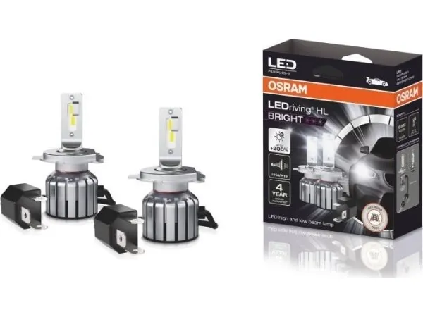 Żarówka LED (Zestaw 2szt.) H19/H4 12V 15W P43T/PU43t-3 bez homologacji drogowej LEDriving HL BRIGHT zimna biel