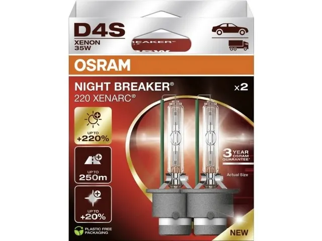 Żarówka (Zestaw 2szt.) D4S 42V 35W P32D-5 XENARC NIGHT BREAKER 220 biała 4500K