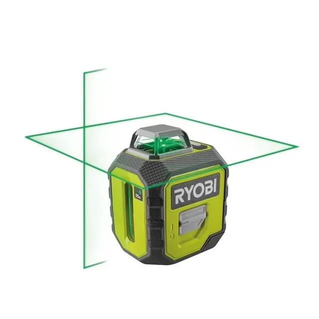 Laser krzyżowy płaszczyznowy Ryobi (zielony)