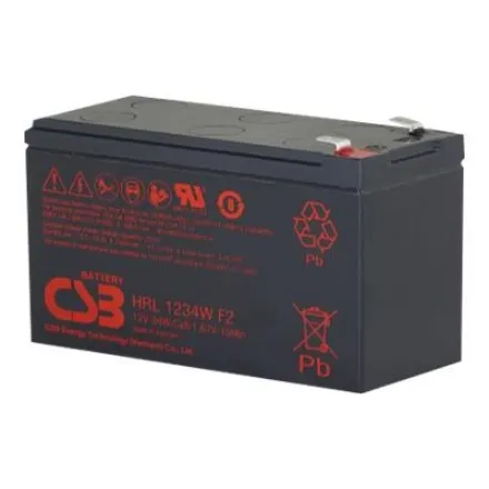 CSB Akumulator 12V 9Ah 34W Pb F2, HRL1234W
