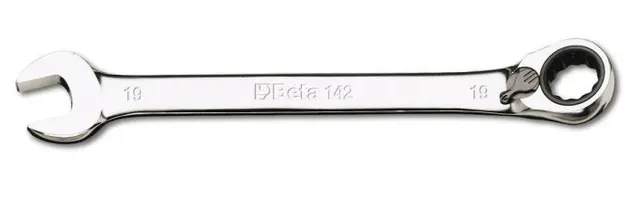 Klucz płasko-oczkowy z grzechotką 30mm BETA 142/30