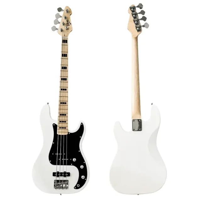Gitara elektryczna basowa V-TONE PJB46 WH 4/4 biał