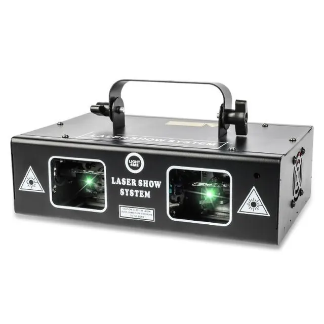Rzutnik laserowy LIGHT4ME LASER RGB GEOMETRIC 350mW