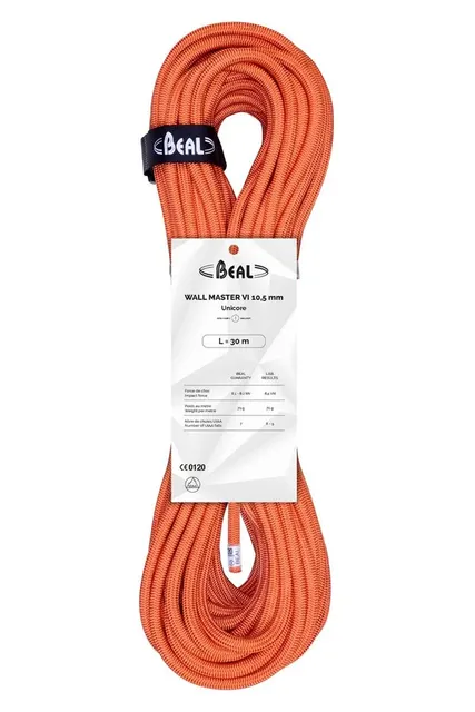 Lina wall master unicore 10 5mm 30m - orange BEAL