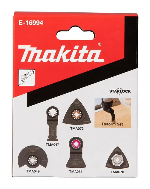 Makita MT zestaw do renowacji 5 sztuk TMA047/49/65/73/78
