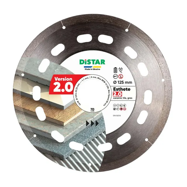 Tarcza diamentowa DISTAR ESTHETE 2.0 125 x 1 1 x 6 x 22 23mm