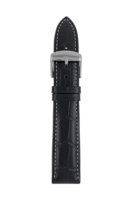 Pasek skórzany Zeppelin czarny 20 mm (9L322617013CN2018)
