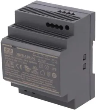 Przewodowy zasilacz 24V DC 100W na szynę DIN czarny ZS-24/100 Tech Sterowniki