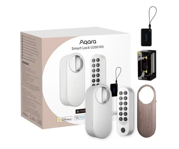 AQARA EL-D02DW Zestaw smart lock offline biała U200