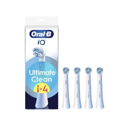 Końcówki do szczoteczek Oral-B iO UltimateClean Białe 4-pak