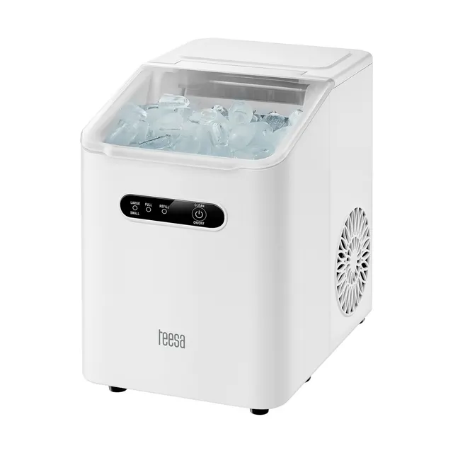 Kostkarka do lodu TEESA EASY ICE 11kg lodu 1L 110W dwa rozmiary kostek autoczyszczenie