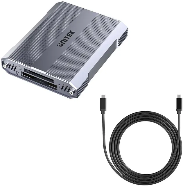 Czytnik kart pamięci Unitek CF Express SD/microSD USBA 10 Gbs + HUB