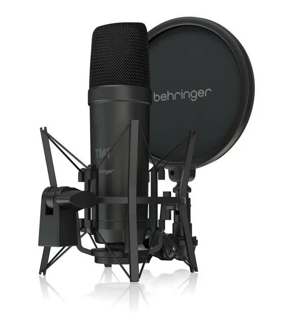 Behringer TM1 DARK EDITION Zestaw do nagrań: mikrofon wielkomembranowy + akcesoria