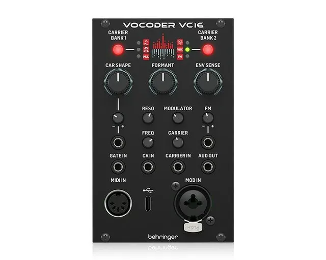 Moduł syntezatora modularnego Behringer VOCODER VC16