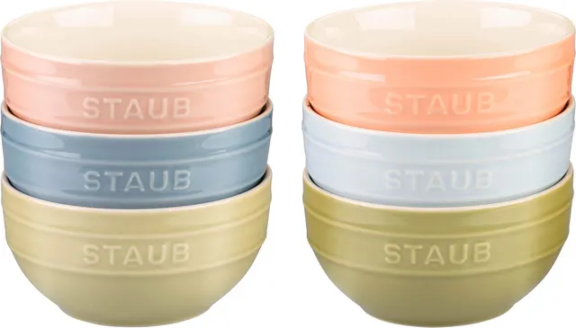 Zestaw 6 misek STAUB SERVING 14 cm wielokolorowe (1029319)