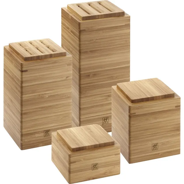 Zestaw 4 pojemników bambusowych ZWILLING Storage 35101-400-0