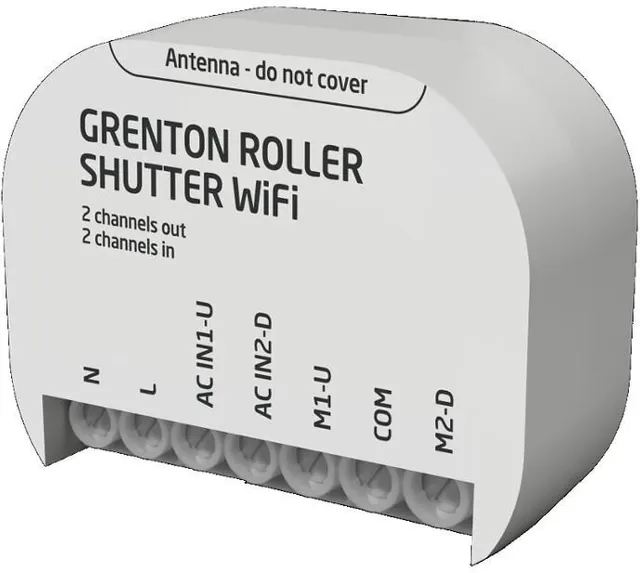 Grenton Moduł wyjść roletowych (1 wyj.) Grenton/ montaż dopuszkowy/ Wi-Fi