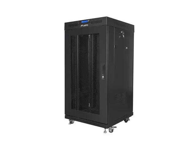 LANBERG SZAFA STOJĄCA RACK 19 22U 600X600 DRZWI PERFOROWANE CZARNA FF01-6622-23BL