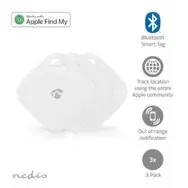 Brelok Bluetooth Nedis Schlüssel-Finder 3er Pack do znajdowania wartościowych przedmiotów