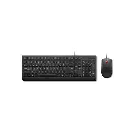 Zestaw klawiatury i myszy Lenovo Essential Wired Combo Przewodowe Mysz w zestawie Czarny
