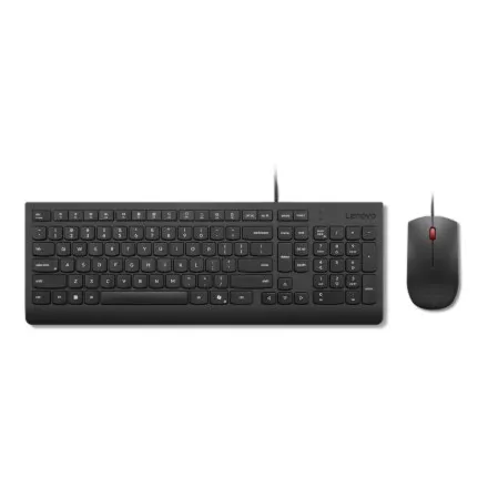 Zestaw klawiatury i myszy Lenovo Essential Wired Combo przewodowe mysz w zestawie estoński czarny