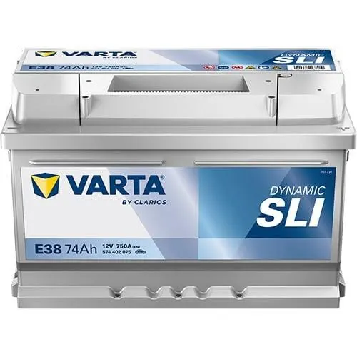 Akumulator VARTA 12V 74Ah/750A Dynamic SLI (P+) 278x175x175 B13 - stopka o wysokości 10 5 mm (rozruchowy)