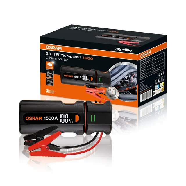 Rozrusznik awaryjny Osram BATTERYjumpstart 1500 - 12V