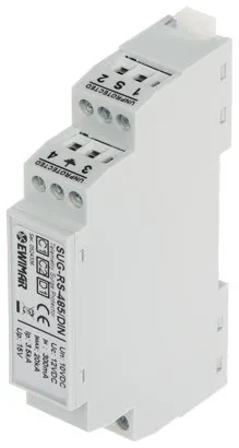 Zabezpieczenie przeciwprzepięciowe RS-485 SUG-RS485/DIN linii symetrycznej Ewimar