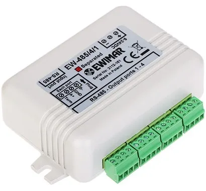 Dystrybutor magistrali RS-485 EW-485/4/1/SO z separacją optyczną