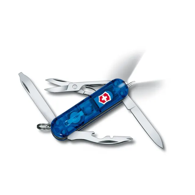 Victorinox V-0.63 66.T2 Pocket Knife Midnite Manager niebieski przezroczysty