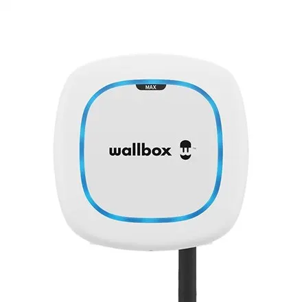 Wallbox Electric Vehicle charge, Pulsar Max, 22 kW, Wi-Fi Bluetooth, 5 m, White