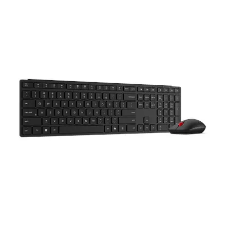 Lenovo Multi-Mode Pro Combo Keyboard and Mouse 6000-Lithuanian, Keyboard and Mouse Set, Wireless, Mouse included, Bluetooth, Lithuanian, Eclipse Black