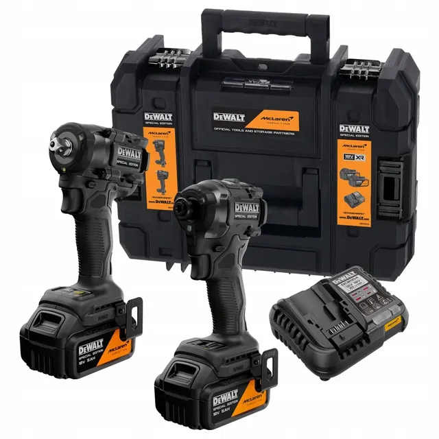 DEWALT ZESTAW COMBO 18V DCK2224MP2T (DCD86M DCF92M) 2x5 0Ah TSTAK MCLAREN