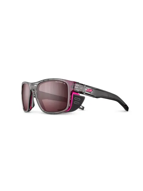 Okulary polaryzacyjne Julbo Shield M - Spectron Polarized 3 HD - grey tranlu/pink