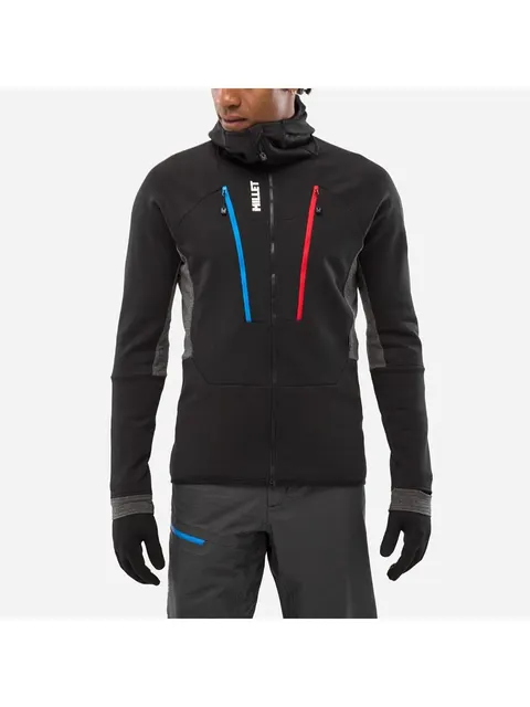 Bluza z kapturem Millet Trilogy Icon Wool Fl - black/noir rozmiar: m