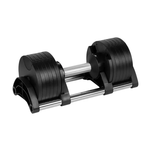 Hantel żeliwny regulowany automat 24 kg skok co 2kg REBEL ACTIVE