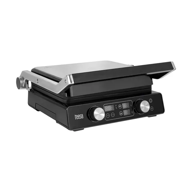 Grill elektryczny TEESA TSA3239 2000W 3 pozycje (panini grill opiekacz wyjmowane wkłady)