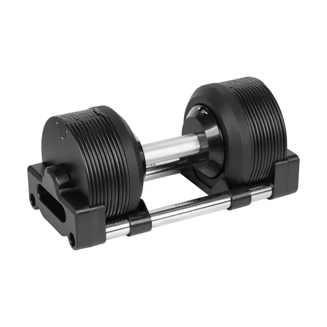 Hantel żeliwny regulowany automat 24 kg skok co 1kg REBEL ACTIVE